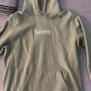 Supreme Men's Olive Hoodie
